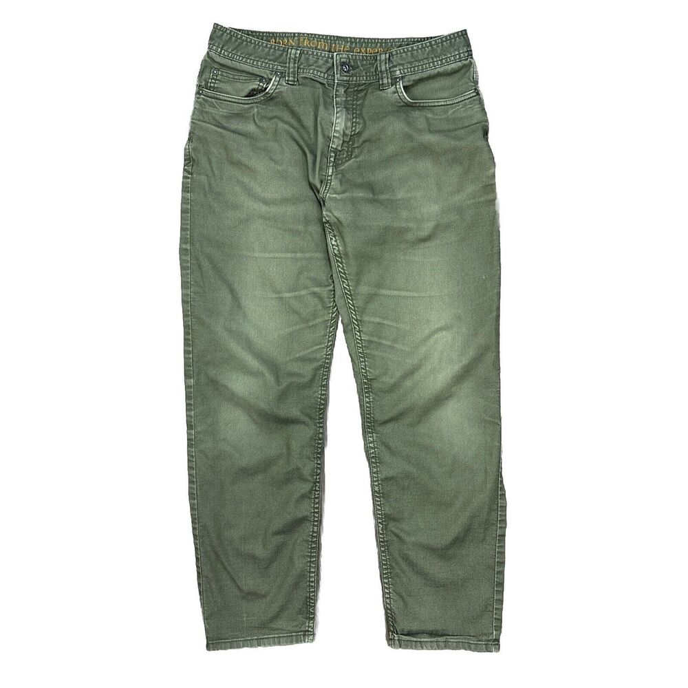 PrAna Hiking Pants Mens 32 x 30 Slim Fit Nylon Spandex Camp Travel Outdoor